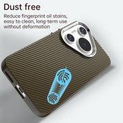 For Huawei Pura 70 Carbon Fiber Series IMD Phone Case(Brown)