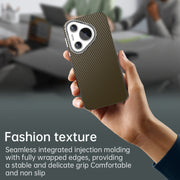 For Huawei Pura 70 Carbon Fiber Series IMD Phone Case(Brown)