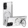For Samsung Galaxy S25 Ultra 5G Ice Sense Series Graphene Cooling MagSafe Holder Phone Case(Silver) - Galaxy S25 Ultra 5G Cases by PMC TechLife | Online Shopping South Africa | PMC TechLife | Buy Now Pay Later Mobicred