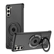 For Samsung Galaxy S25 5G Ice Sense Series Graphene Cooling MagSafe Holder Phone Case(Black) - Galaxy S25 5G Cases by PMC TechLife | Online Shopping South Africa | PMC TechLife | Buy Now Pay Later Mobicred