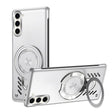 For Samsung Galaxy S25+ 5G Ice Sense Series Graphene Cooling MagSafe Holder Phone Case(Silver) - Galaxy S25+ 5G Cases by PMC TechLife | Online Shopping South Africa | PMC TechLife | Buy Now Pay Later Mobicred