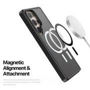 For Samsung Galaxy S25 Ultra 5G DUX DUCIS Yind Series MagSafe TPU Hybrid PC Phone Case(Black)