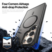 For Samsung Galaxy S25 Ultra 5G DUX DUCIS Yind Series MagSafe TPU Hybrid PC Phone Case(Black)