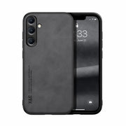 For Samsung Galaxy S25+ 5G Skin Feel Magnetic Leather Back Phone Case(Dark Grey)