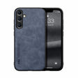 For Samsung Galaxy S25+ 5G Skin Feel Magnetic Leather Back Phone Case(Blue) - free shipping - PMC Jewellery - Order now!