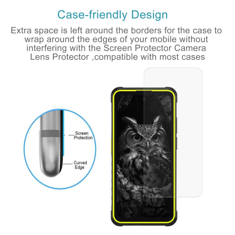 For Ulefone Armor X31 Pro 10pcs 3D 0.3mm Fine Hole High Aluminum Tempered Glass Film