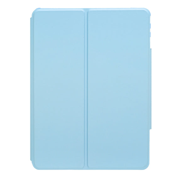 For iPad Pro 11 2024 L13-AS 360 Rotation Acrylic Transparent Bluetooth Keyboard Leather Case With Touch Control / Backlight(Blue)