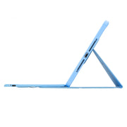 For iPad Pro 11 2024 L13-B 360 Rotation Acrylic Transparent Bluetooth Keyboard Leather Case(Blue)