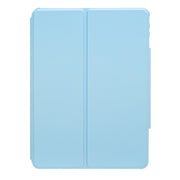For iPad Pro 11 2024 L13-BS 360 Rotation Acrylic Transparent Bluetooth Keyboard Leather Case with Backlight(Blue)