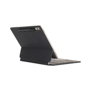For Samsung Galaxy Tab S9 FE / S9 P710 Magnetic Bluetooth Keyboard Leather Tablet Case(Black)
