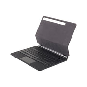 For Samsung Galaxy Tab S9 FE / S9 P710 Magnetic Bluetooth Keyboard Leather Tablet Case(Black)