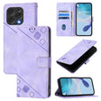 For Doogee N55 Plus Skin-feel Embossed Leather Phone Case(Light Purple) - Doogee Cases by PMC TechLife | Online Shopping South Africa | PMC TechLife | Buy Now Pay Later Mobicred