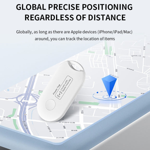F1 Global Location Tracker Anti-lost Device(White)