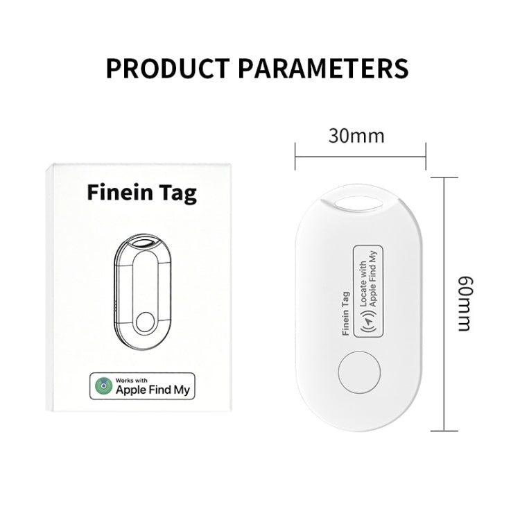 F1 Global Location Tracker Anti-lost Device(White)