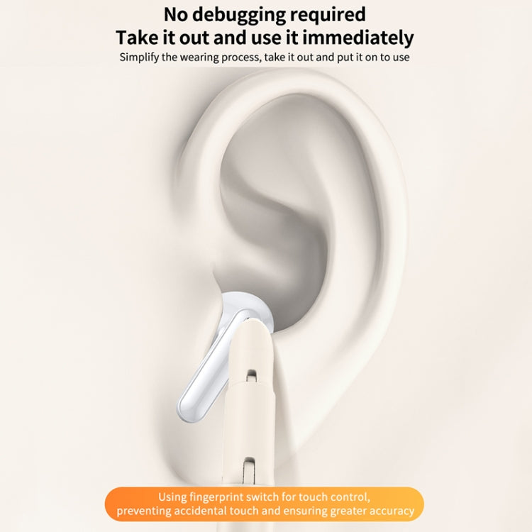 Bluetooth 5.3 In-ear AI Smart Recognition Hearing Aid(White)
