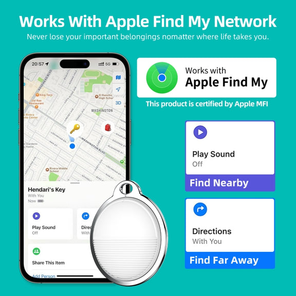 F3 Removable Global Location Tracker Anti-lost Device(White)