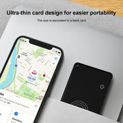 F5 Ultra-thin Card Type Location Tracker Anti-lost Device(Black)