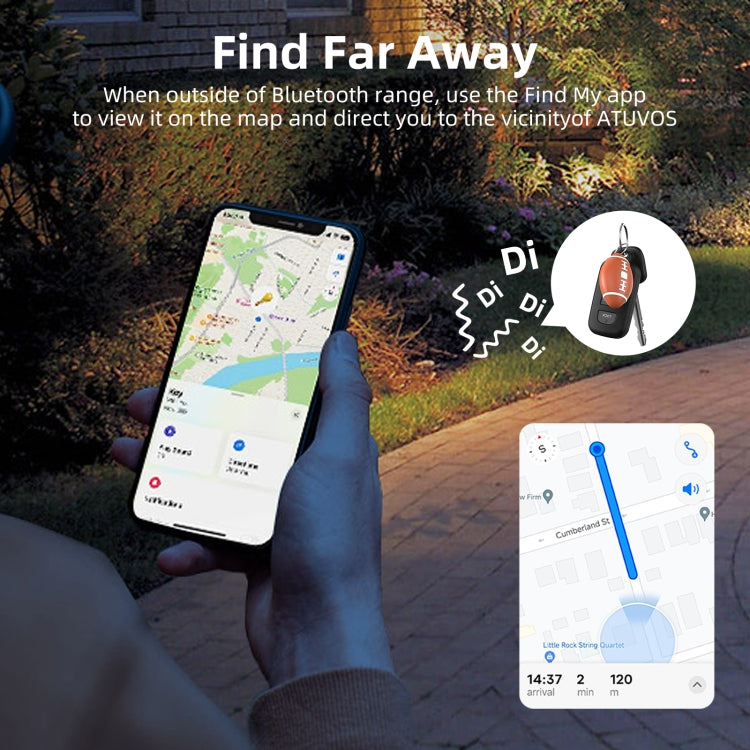 F6 Rugby Shape Global Location Tracker Anti-lost Device(Brown)
