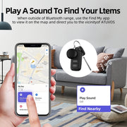 F8 Water-resistant Global Location Tracker Anti-lost Device(Black)