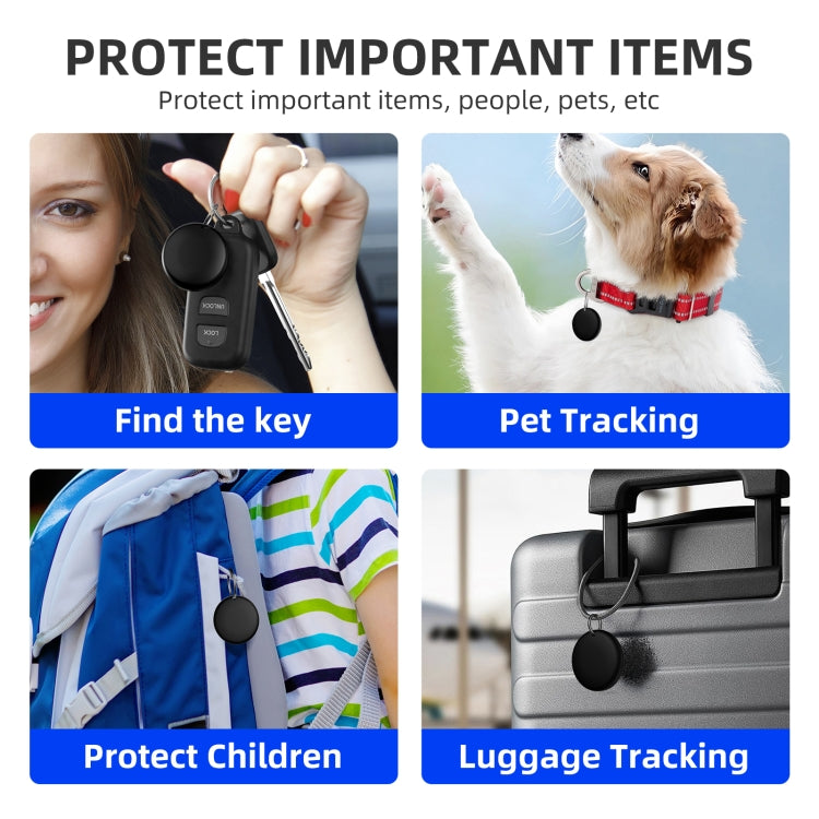 F8 Water-resistant Global Location Tracker Anti-lost Device(Black)
