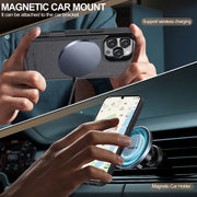 For iPhone 16 Pro Max LC.IMEEKE Magsafe Phone Case(Black)