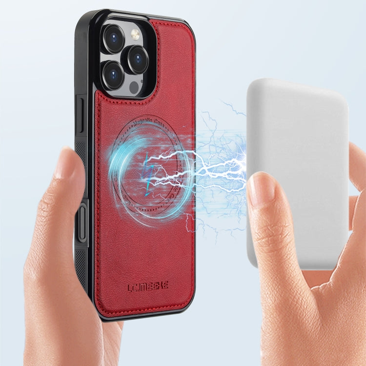 For iPhone 16 Pro LC.IMEEKE Magsafe Phone Case(Red)