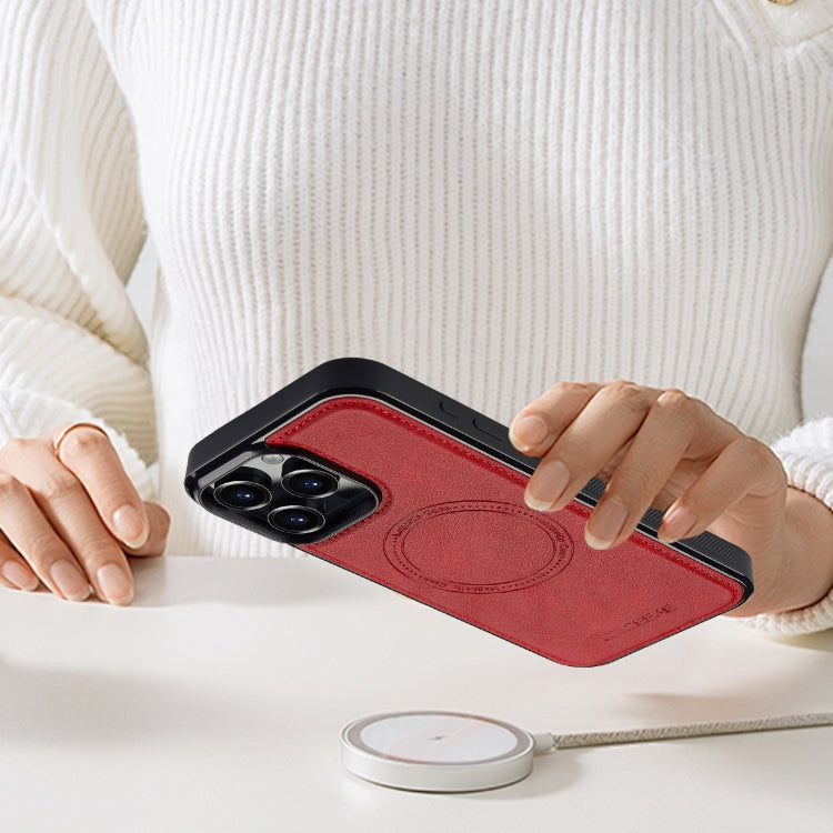 For iPhone 16 Pro LC.IMEEKE Magsafe Phone Case(Red)