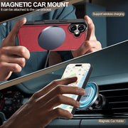 For iPhone 16 Plus LC.IMEEKE Magsafe Phone Case(Red)