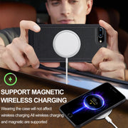 For iPhone SE 2024 LC.IMEEKE Magsafe Phone Case(Black)