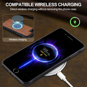 For iPhone 16e LC.IMEEKE Magsafe Phone Case(Brown)