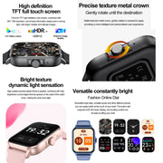 ZW36A 1.83 inch BT Call Smart Watch, Blood oxygen / Blood Pressure / Heart Rate(Blue)