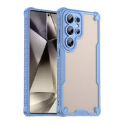 For Samsung Galaxy S25 Ultra 5G Armor Glaze PC Hybrid TPU Phone Case(Blue)