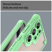 For Samsung Galaxy S25 Ultra 5G Armor Glaze PC Hybrid TPU Phone Case(Green)