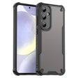 For Samsung Galaxy S25+ 5G Armor Glaze PC Hybrid TPU Phone Case(Black) - free shipping - PMC Jewellery - Order now!