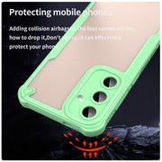 For Samsung Galaxy S25+ 5G Armor Glaze PC Hybrid TPU Phone Case(Green)