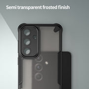 For Samsung Galaxy S25 5G Armor Glaze PC Hybrid TPU Phone Case(Black)