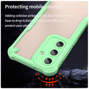 For Samsung Galaxy S25 5G Armor Glaze PC Hybrid TPU Phone Case(Green)