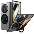 For Honor Magic V3 Gold Medal Rotating Folding Series Ring Holder Phone Case(Silver) - Honor Cases by PMC TechLife | Online Shopping South Africa | PMC TechLife | Buy Now Pay Later Mobicred