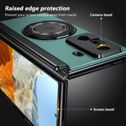 For Honor Magic Vs3 Gold Medal Rotating Folding Series Ring Holder Phone Case(Royal Blue)