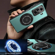 For Honor Magic Vs3 Gold Medal Rotating Folding Series Ring Holder Phone Case(Royal Blue)