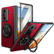 For Honor Magic Vs3 Gold Medal Rotating Folding Series Ring Holder Phone Case(Red) - Honor Cases by PMC TechLife | Online Shopping South Africa | PMC TechLife | Buy Now Pay Later Mobicred