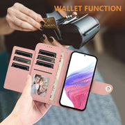 For Doogee N55 Plus Rhombic Texture Flip Leather Phone Case with Lanyard(Coral Pink)