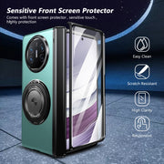 For Huawei Mate X5 Gold Medal Rotating Folding Series Ring Holder Phone Case(Royal Blue)