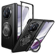 For Huawei Mate X5 Gold Medal Rotating Folding Series Ring Holder Phone Case(Black) - Huawei Cases by PMC TechLife | Online Shopping South Africa | PMC TechLife | Buy Now Pay Later Mobicred
