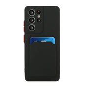 For Samsung Galaxy S25 Ultra 5G Card Slot Design Shockproof TPU Phone Case(Black)