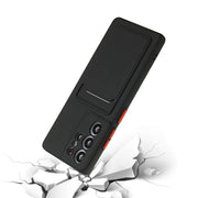 For Samsung Galaxy S25 Ultra 5G Card Slot Design Shockproof TPU Phone Case(Black)