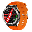 HT30 1.7 inch IP68 Waterproof Silicone Band Smart Watch, Support Flashlight / Banknote Detector Light / Compass(Orange) - Smart Wristbands by PMC TechLife | Online Shopping South Africa | PMC TechLife | Buy Now Pay Later Mobicred