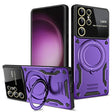 For Samsung Galaxy S25 Ultra 5G Large Window MagSafe Holder Phone Case(Purple) - free shipping - PMC Jewellery - Order now!