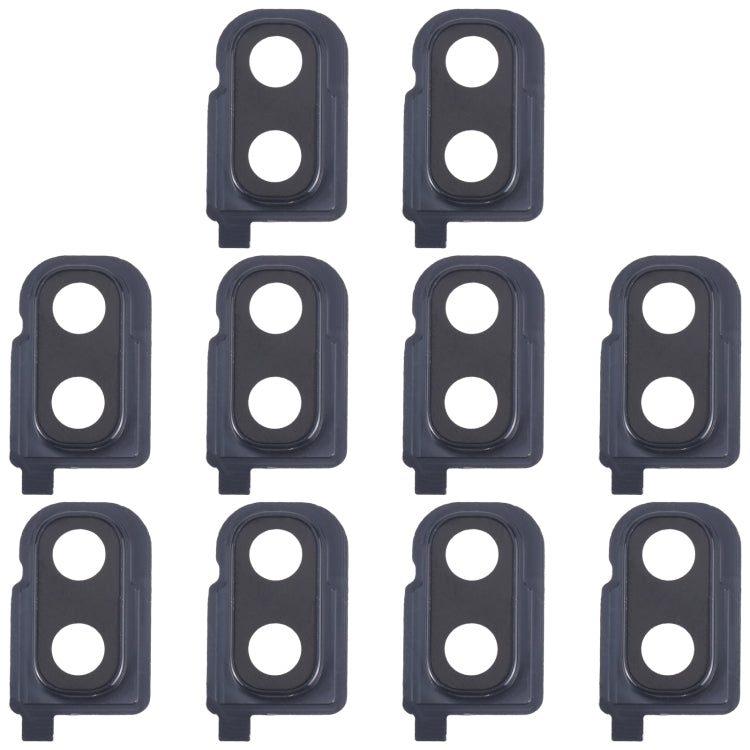 For Samsung Galaxy Z Flip SM-F700F 10pcs Rear Camera Lens Cover(Black)