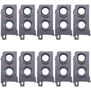 For Samsung Galaxy Z Flip4 SM-F721B 10pcs Rear Camera Lens Cover(Black)